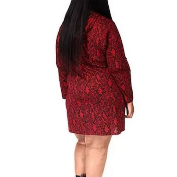 Michael Michael Kors Plus Size Printed Hoodie Dress - Picture 3 of 4